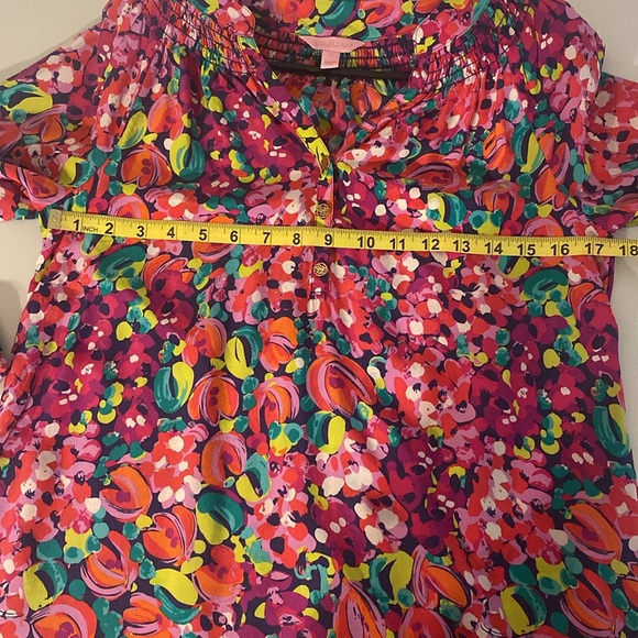 Lilly Pulitzer Elsa Silk Top Size XS - Picture 7 of 8